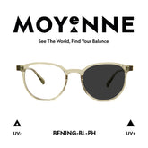 MOYENNE™ Intelligent Photochromic Eyeglasses - Frame Bening