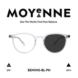 MOYENNE™ Intelligent Photochromic Eyeglasses - Frame Bening