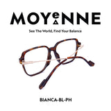 MOYENNE™ Intelligent Photochromic Eyeglasses - Frame Bianca