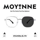 MOYENNE™ Intelligent Photochromic Eyeglasses - Frame Dyandra