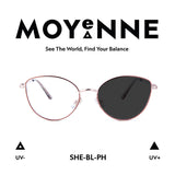 MOYENNE™ Intelligent Photochromic Eyeglasses - Frame She