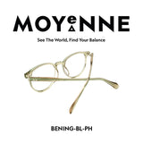 MOYENNE™ Intelligent Photochromic Eyeglasses - Frame Bening