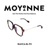 MOYENNE™ Intelligent Photochromic Eyeglasses - Frame Bianca