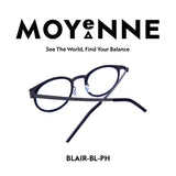 MOYENNE™ Intelligent Photochromic Eyeglasses - Frame Blair