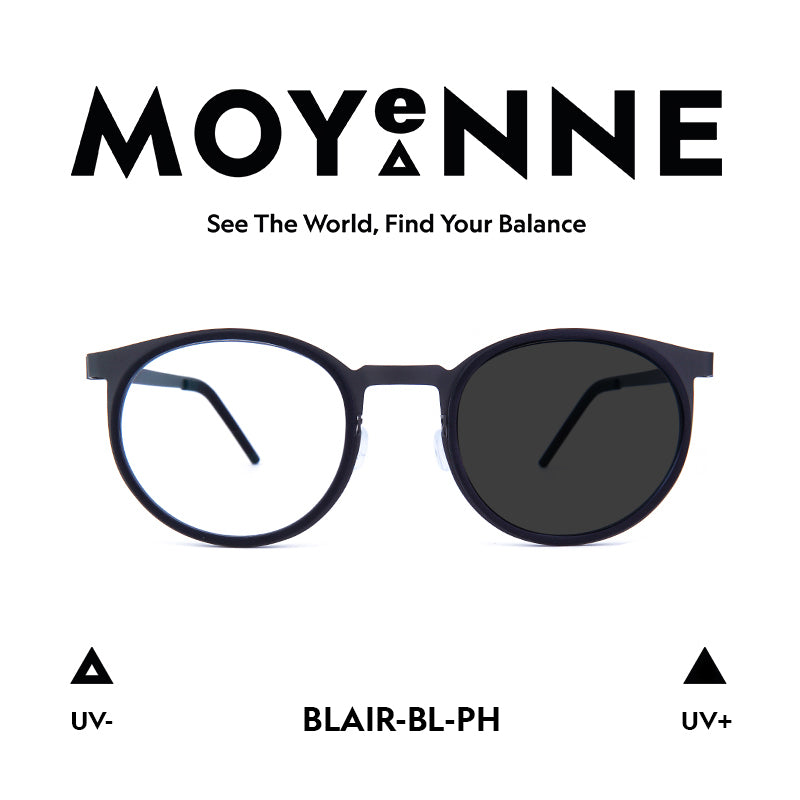 MOYENNE™ Intelligent Photochromic Eyeglasses - Frame Blair