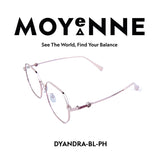 MOYENNE™ Intelligent Photochromic Eyeglasses - Frame Dyandra