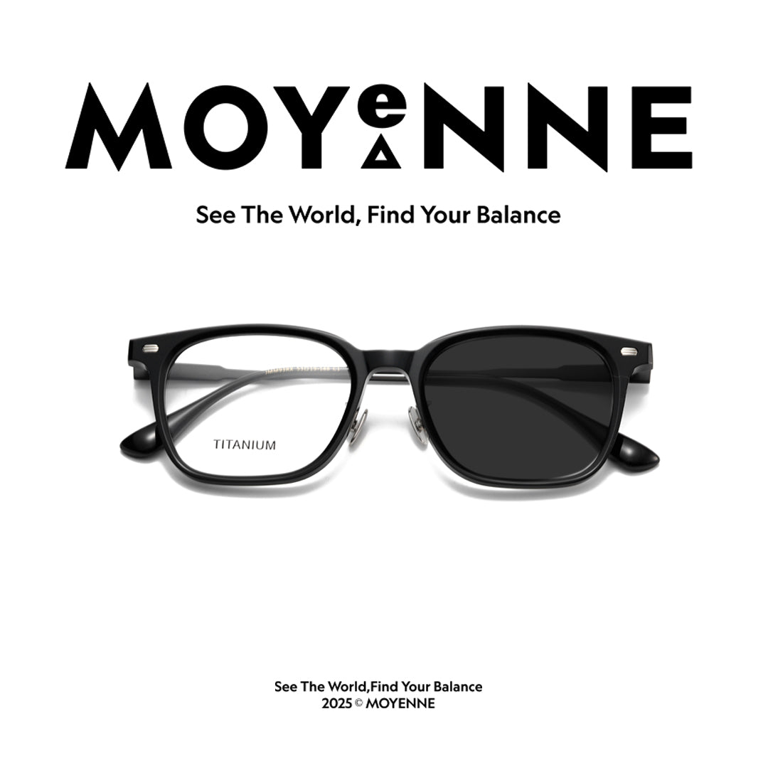 MOYENNE™ Intelligent Photochromic Eyeglasses - Frame ATLAS