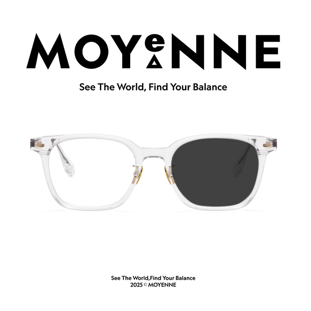 MOYENNE™ Intelligent Photochromic Eyeglasses - Frame ATLAS