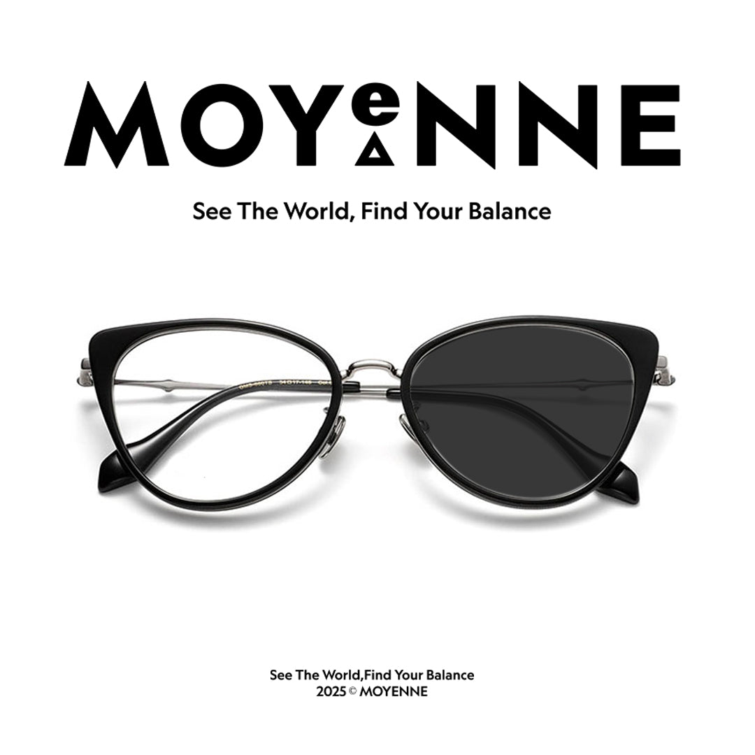 MOYENNE™ Intelligent Photochromic Eyeglasses - Frame ECLIPSE