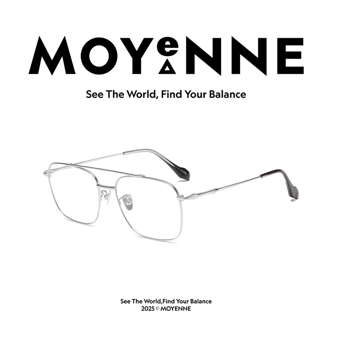 MOYENNE™ Intelligent Photochromic Eyeglasses - Frame CHRONOS