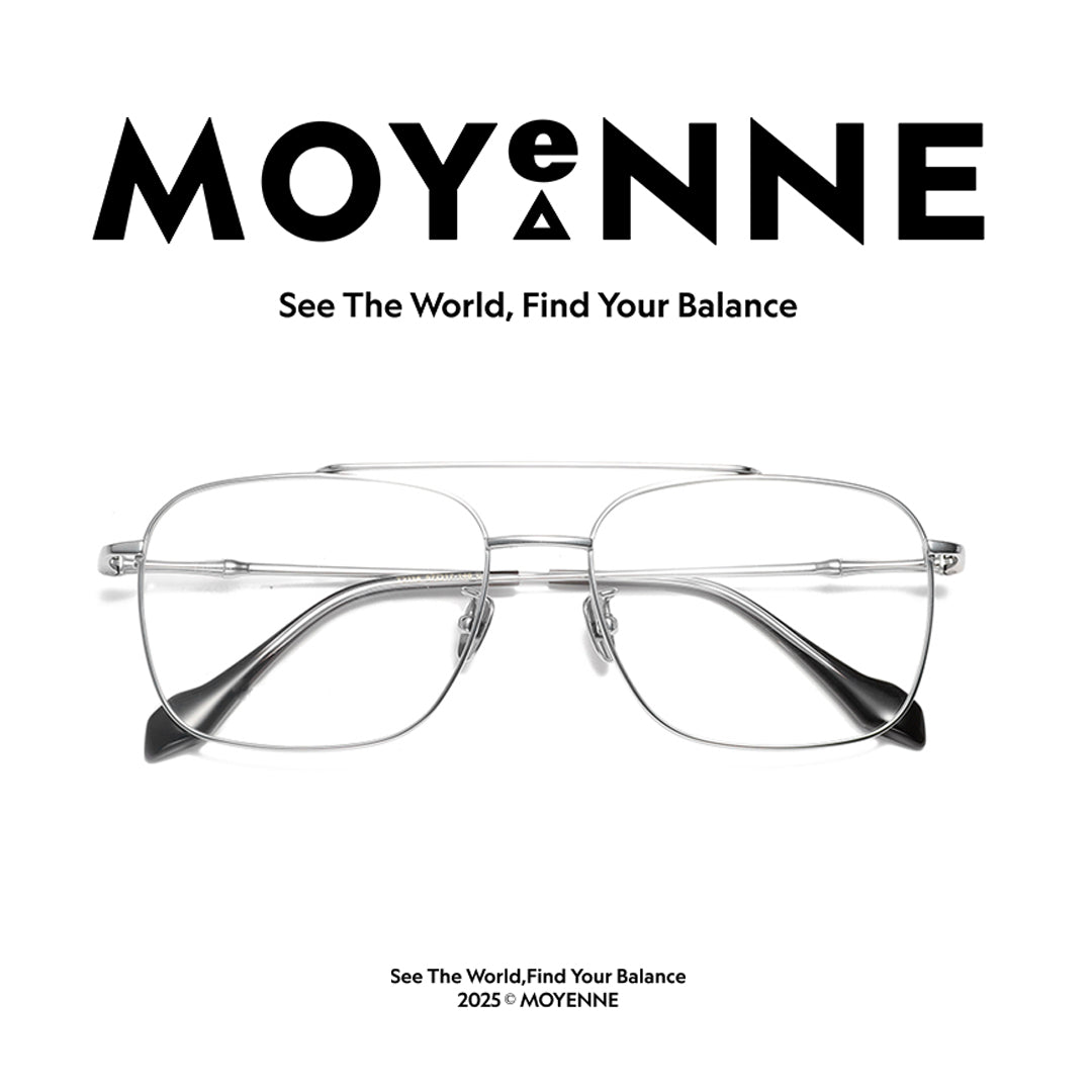 MOYENNE™ Intelligent Photochromic Eyeglasses - Frame CHRONOS