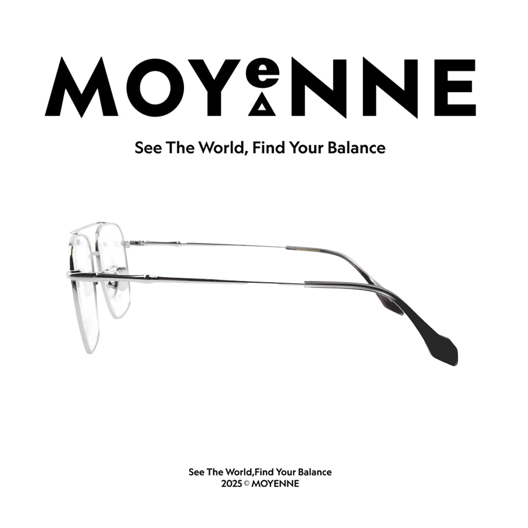 MOYENNE™ Intelligent Photochromic Eyeglasses - Frame CHRONOS