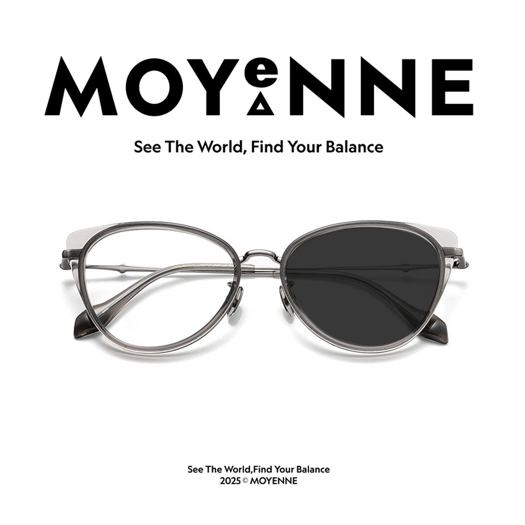 MOYENNE™ Intelligent Photochromic Eyeglasses - Frame ECLIPSE