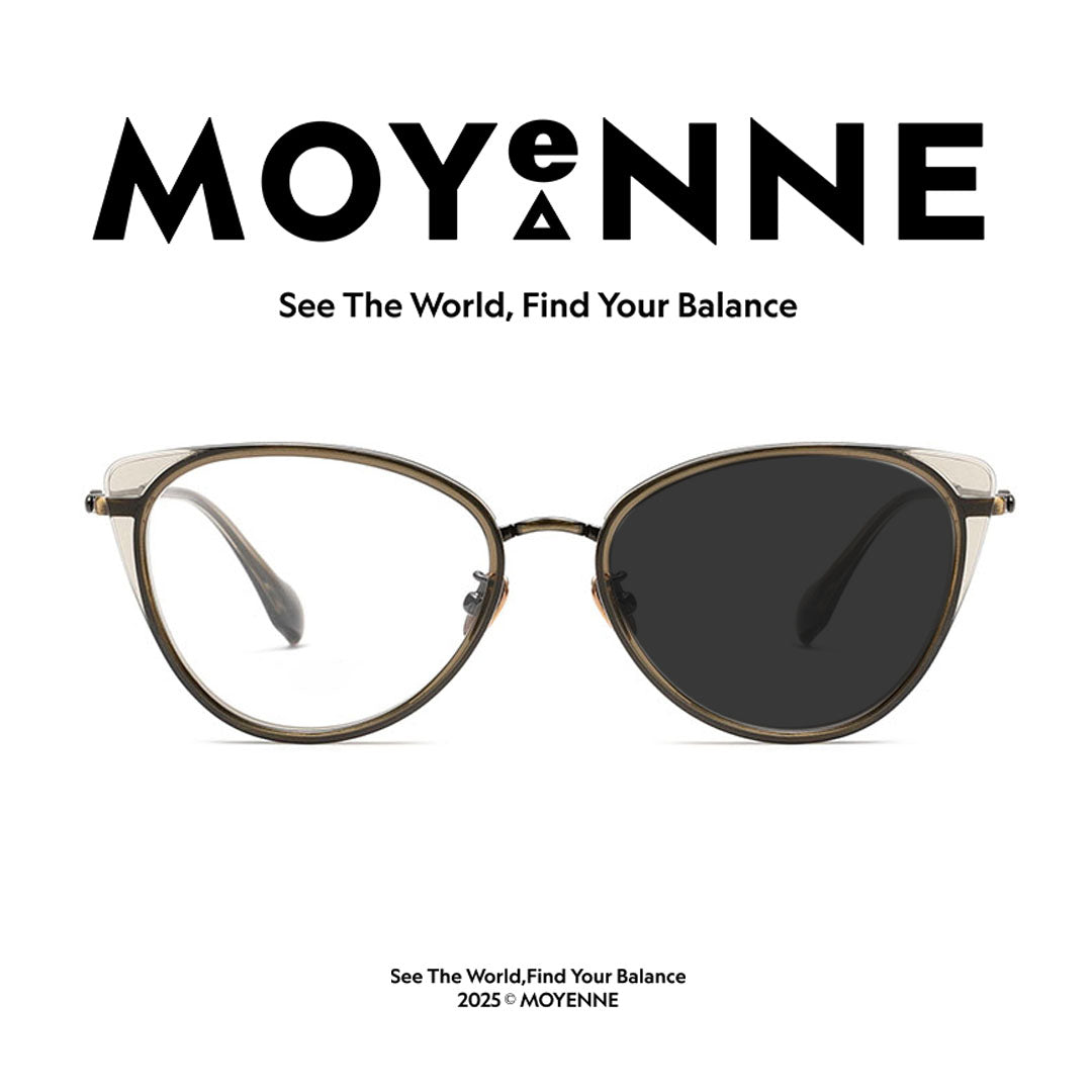 MOYENNE™ Intelligent Photochromic Eyeglasses - Frame ECLIPSE