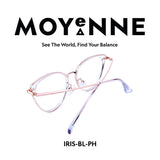 MOYENNE™ Intelligent Photochromic Eyeglasses - Frame Iris